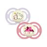 Lot 2 Sucettes Perfect Night Silicone