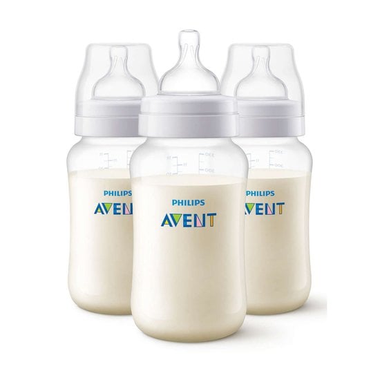 Lot de 3 Biberons Anti-colic  Transparent 330 ml de Philips AVENT