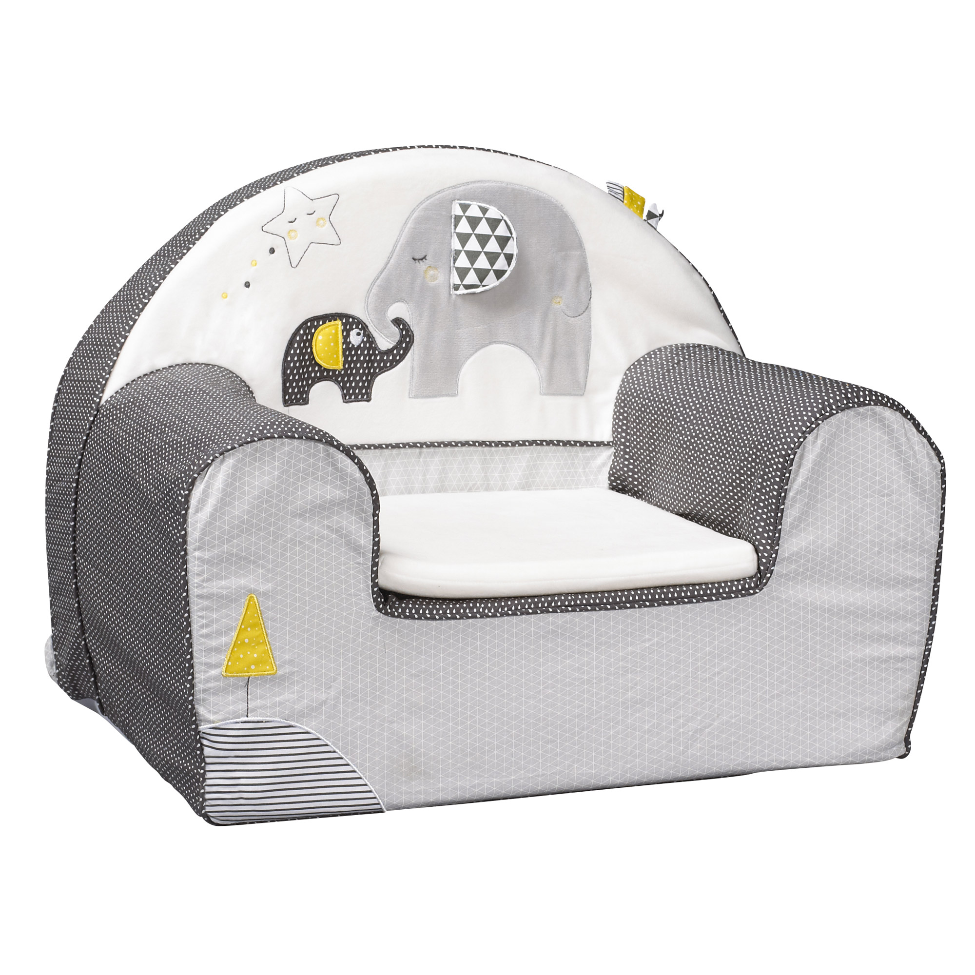 Babyfan Fauteuil Club Gris De Sauthon Baby S Sweet Home Fauteuils Et Poufs Aubert