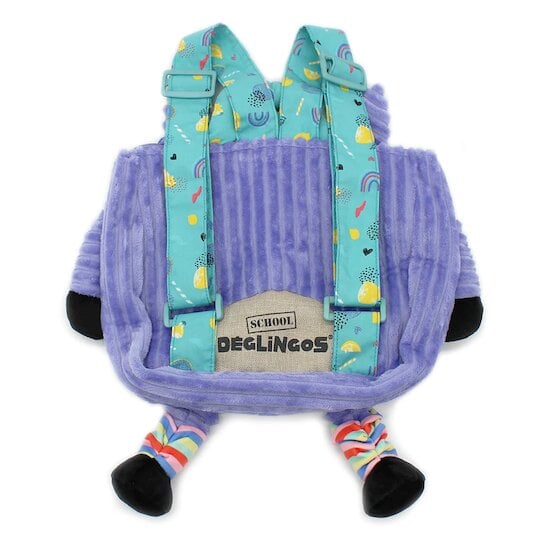 Kiprokos le zèbre Sac à dos velours   de Les Déglingos Kiprokos le zèbre Sac à dos velours   de Les Déglingos