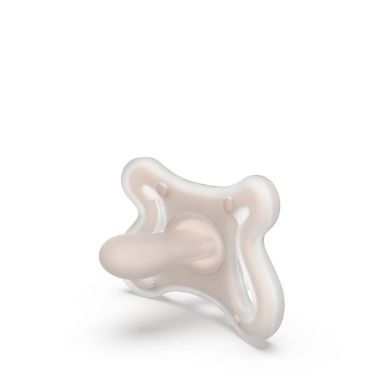 Sucette Zero.Zero Symétrique Silicone Blanc  de Suavinex