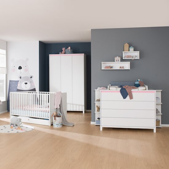 Olli Etagère pour Commode Blanc Craie  de Paidi Olli Etagère pour Commode Blanc Craie  de Paidi