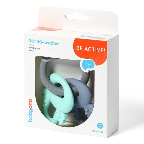 Anneau de dentition Bleu  de Babyono