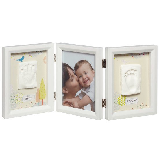 My Baby Touch Dreamy Cadre 3 Volets Blanc De Baby Art Baby Art Aubert