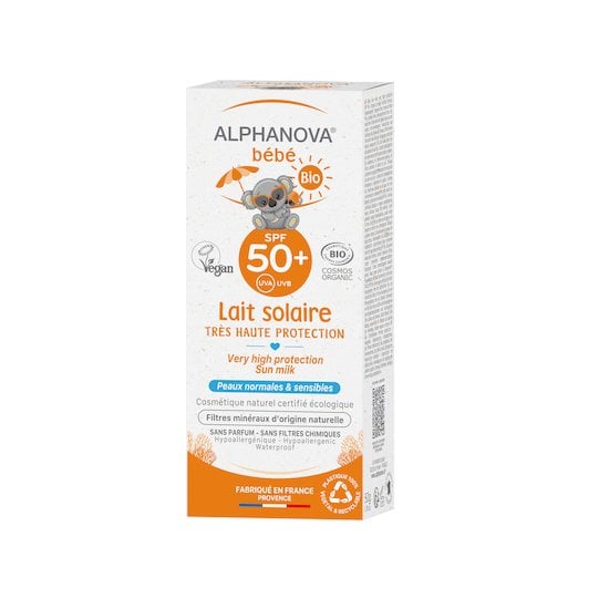 Crème solaire Bio SPF50   de Alphanova bébé