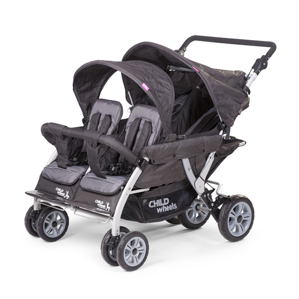 poussette triple anthracite