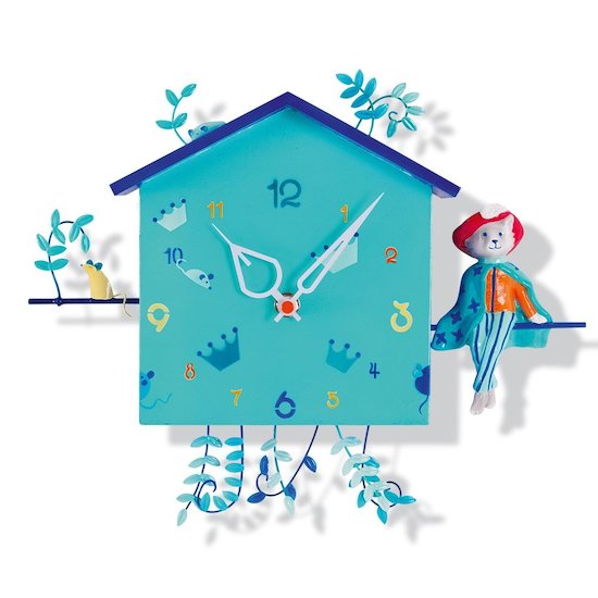 Horloge décorative Àlabonneheure Bleu  de L'Oiseau Bateau