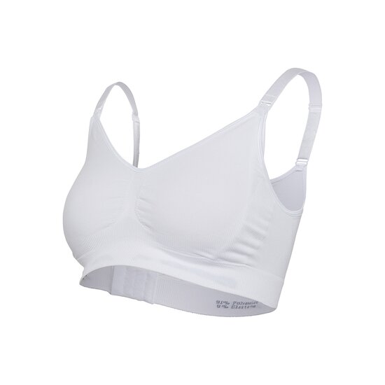 Soutien-gorge allaitement sans couture Blanc S de Carriwell