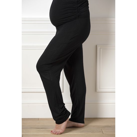 Pantalon grossesse avec ventre Noir de MAIKA Maternity, Pantalons de  grossesse : Aubert