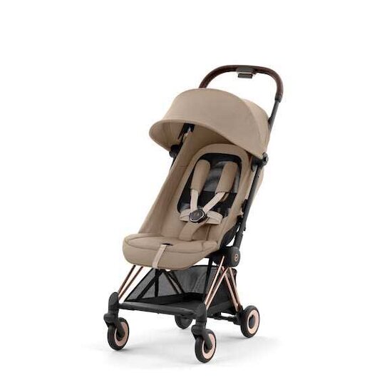 Poussette Coya Rose Gold Cosy Beige  de CYBEX