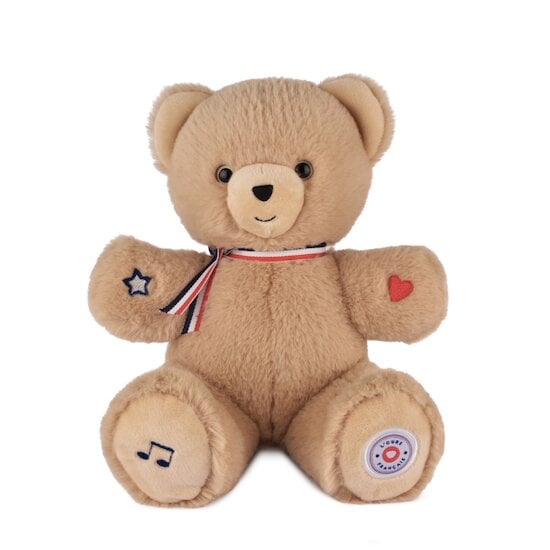 Peluche Musicale Ours TAM TAM Beige  de L'ours français