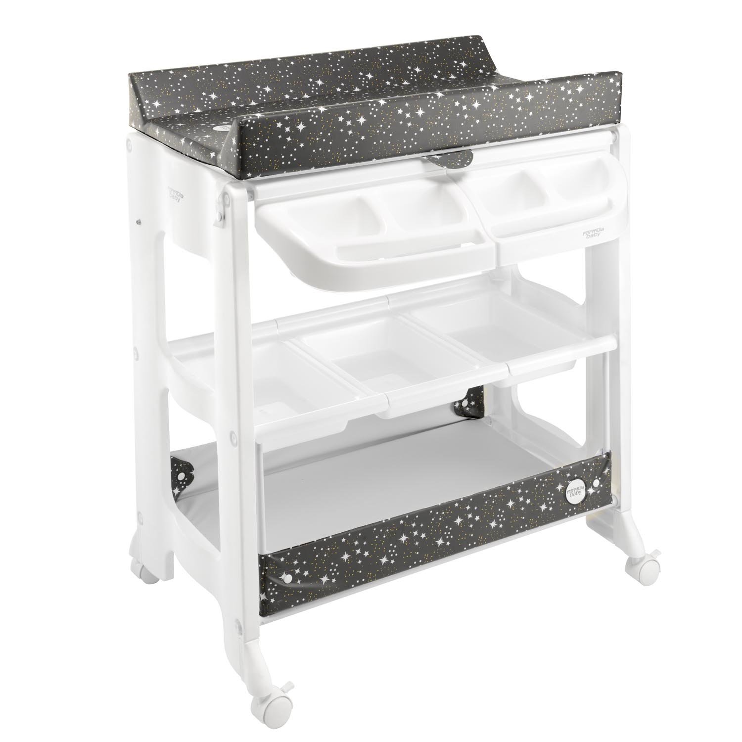 Table à langer Stars Gris de Formula Baby, Formula Baby : Aubert Suisse