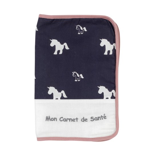 Ophélia la licorne protège carnet de santé