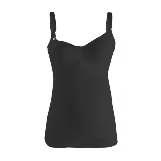 Top allaitement + gaine abdo Noir XL de Carriwell