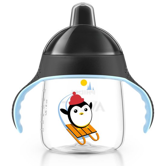 Tasse bec anti-fuite pingouin 260 ml