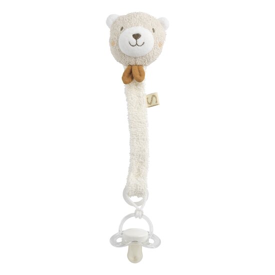 Attache Sucette coton bio Petit Soleil   de Sauthon Baby Déco