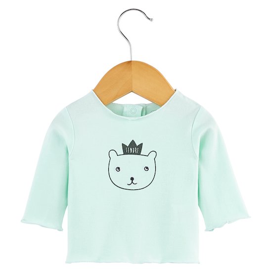 T-shirt Royal Baby Vert Aqua  de P'tit bisou