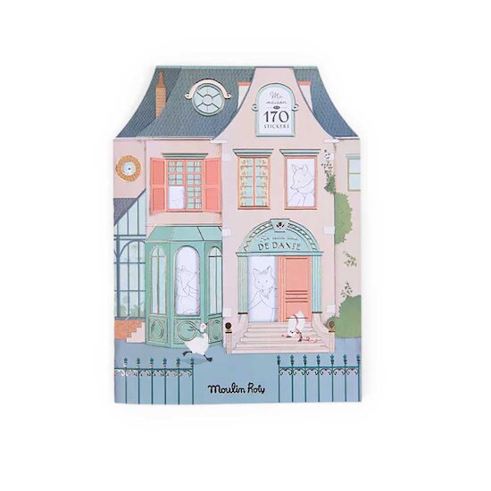 La Petite École de Danse Cahier Stickers   de Moulin Roty