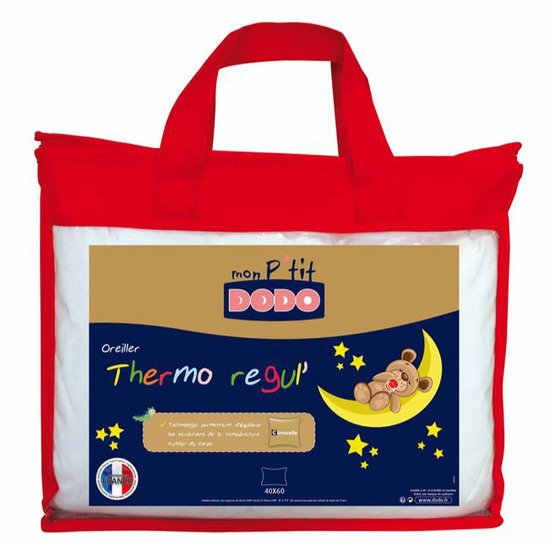 Oreiller thermo regul Blanc 40 x 60 cm de P'tit Dodo