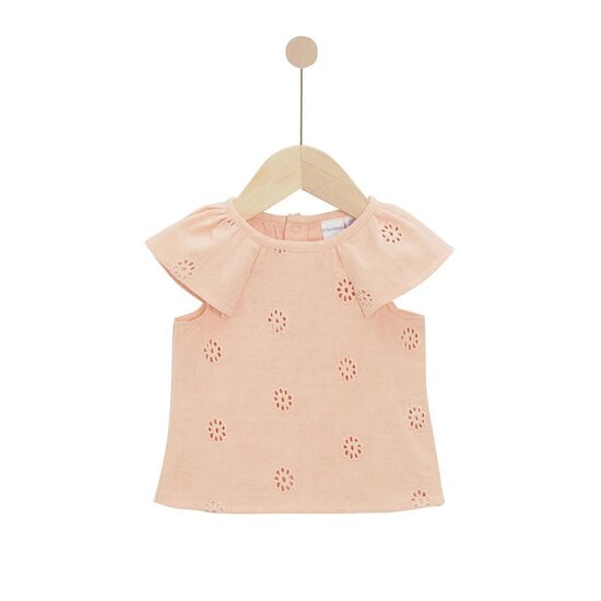 Tee-shirt Liberty and Sea Life Rose  de P'tit Bisou Petit Prix