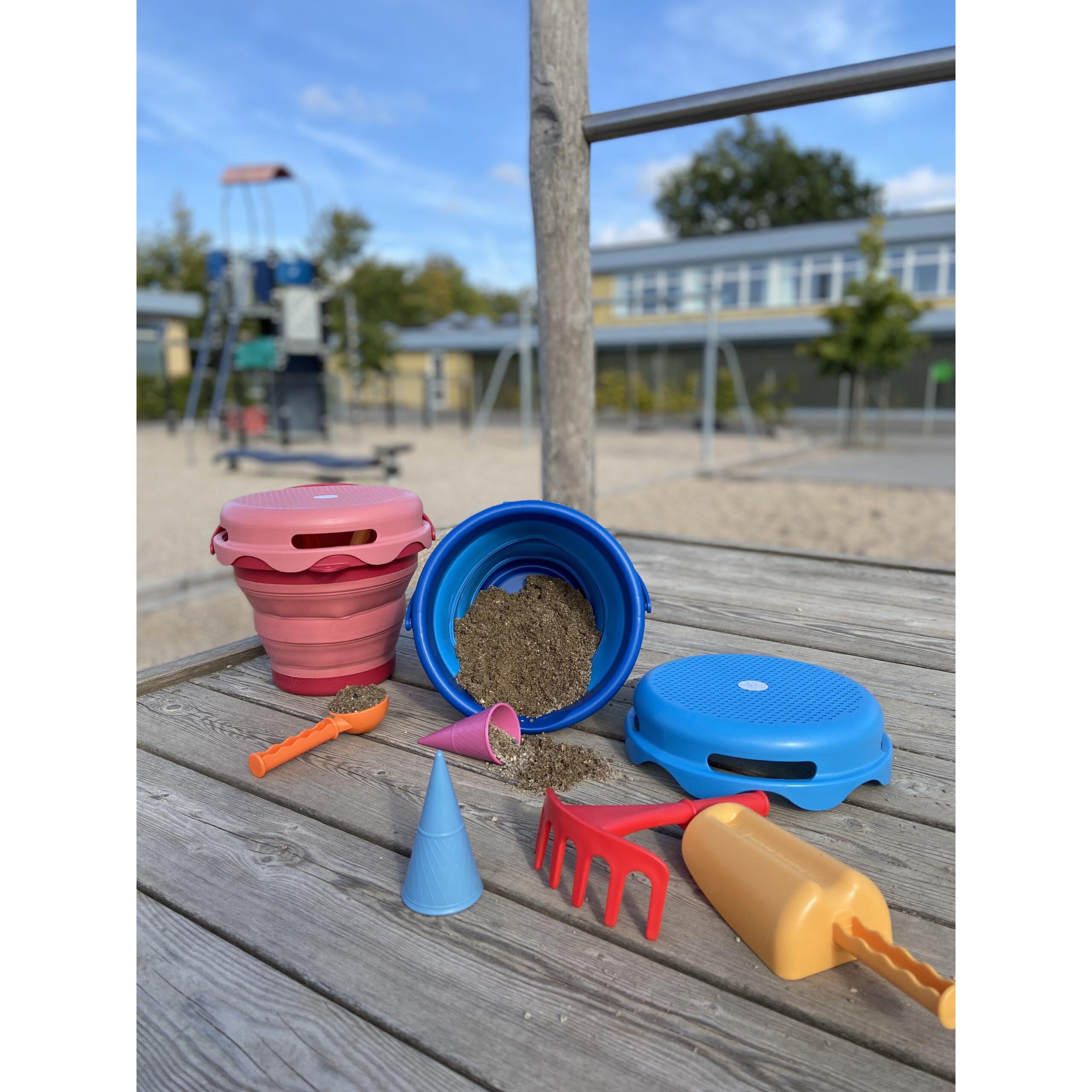 Ensemble de jeu de sable de plage Agglo pour enfants avec seau