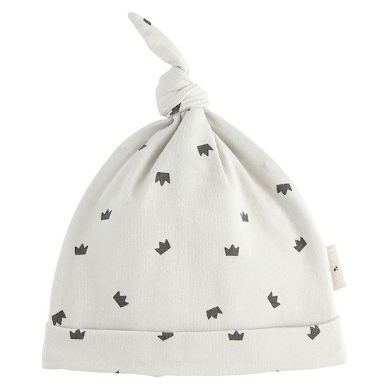 Bonnet Royal Baby Grey Naissance de P'tit bisou