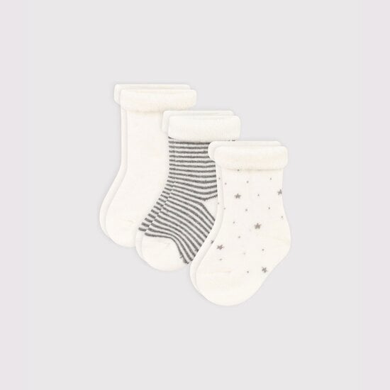 Trio de chaussettes en tricot  15/18 de Petit Bateau