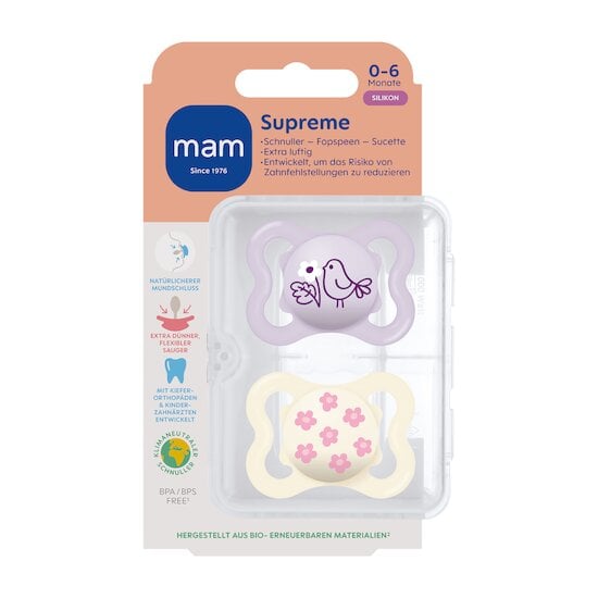 Sucette Supreme Silicone Aléatoire   de Mam