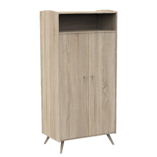 Access Armoire 2 portes 1 niche Bois  de Sauthon Baby's Sweet Home