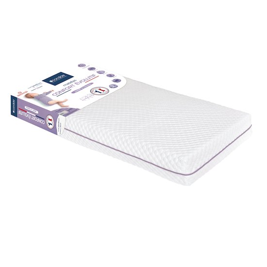 Matelas confort évolutif Blanc 70 x 140 cm de Candide