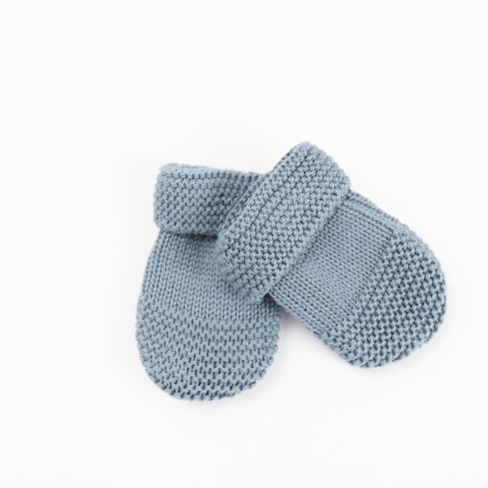 Moufles Tricot Petits Chats Bleu Orage Taille unique de La Manufacture de Layette Moufles Tricot Petits Chats Bleu Orage Taille unique de La Manufacture de Layette
