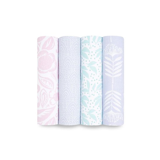 4 Maxi-Langes Mousseline Damsel  de aden + anais essentials