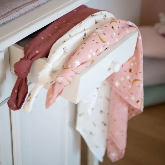 Set de 3 langes Imprimés   de Moulin Roty