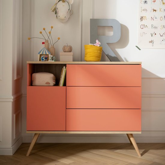 Boréale commode Corail  de Sauthon Original Boréale commode Corail  de Sauthon Original