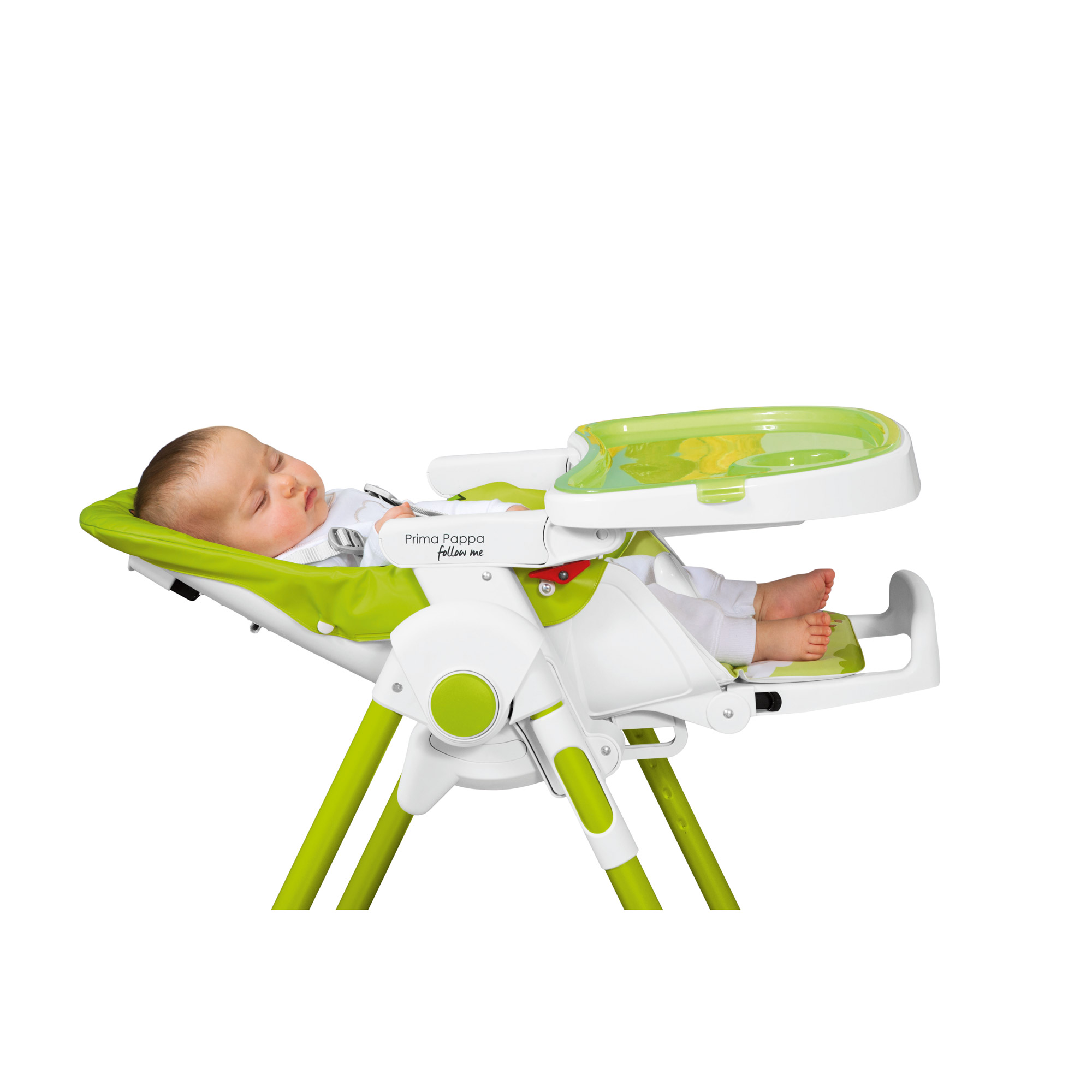 Peg-Perego Chaise haute enfant Prima Pappa Follow Me vert menthe