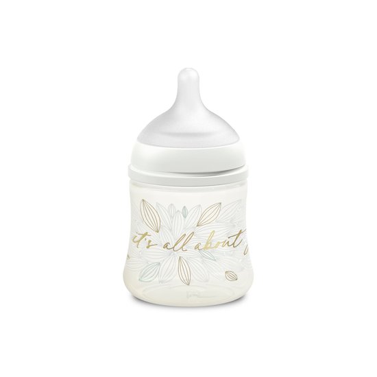 GOLD Biberon tétine ronde Gris 150 ml de Suavinex