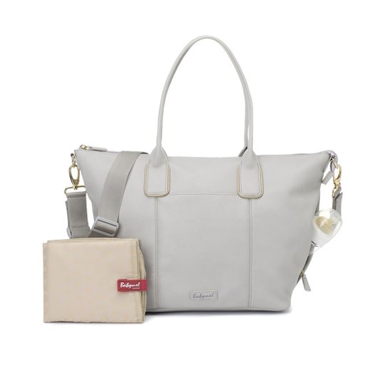 Sac à langer Roxy Cuir vegan gris  de Storksak Sac à langer Roxy Cuir vegan gris  de Storksak