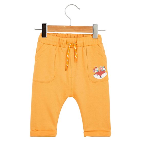 Pantalon jogging Orange pétillant  de P'tit bisou