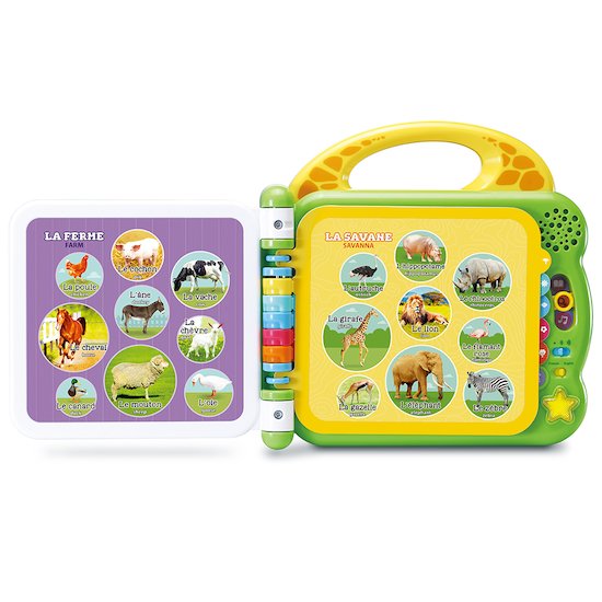 Livre intéractif Vtech Baby Mon imagier des animaux bilingue - Autres jeux  d'éveil