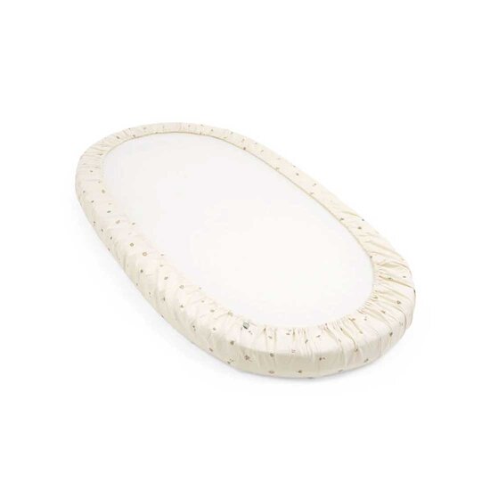 Drap-housse Sleepi™ V3 Flower écru OCS  de Stokke® Drap-housse Sleepi™ V3 Flower écru OCS  de Stokke®