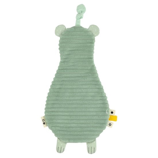 Doudou plat attache-sucette M. Ours polaire  de Trixie