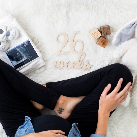 Accessoires photos Jalon en bois   de Pearhead