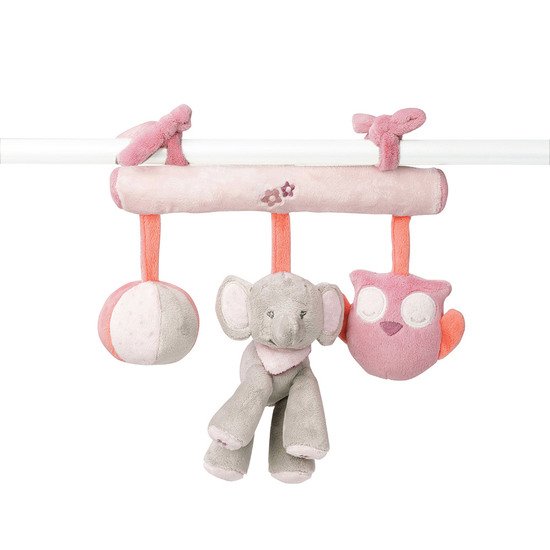 Adèle & Valentine maxi-toy Rose  de Nattou