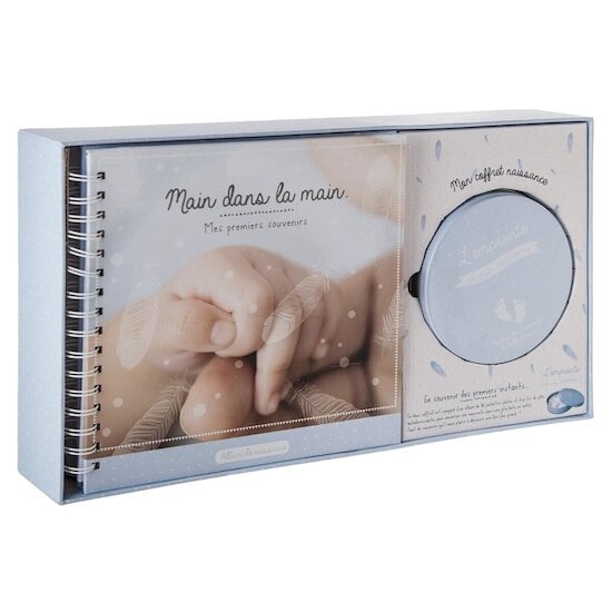 Petit Coffret de Naissance avec Boite à Souvenirs - Forme Maison - Coloris  Vert