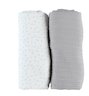 Mix & Match 2 Draps housses Mousseline Bio