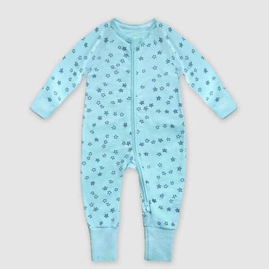 Pyjama Zippé Coton stretch Pluie d'étoile  de DIM Baby
