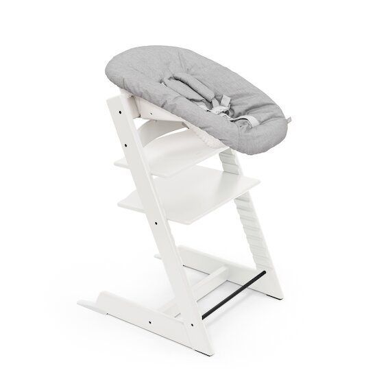 Tripp Trapp® Pack Chaise haute + Baby Set + Newborn Set Blanc / Gris  de Stokke® Tripp Trapp® Pack Chaise haute + Baby Set + Newborn Set Blanc / Gris  de Stokke®