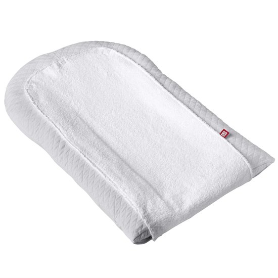 Matelas à langer + Housse fleur de coton Gris  de Red Castle