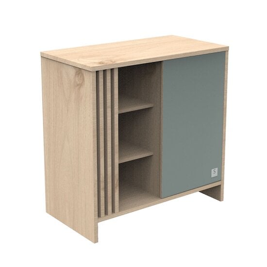 Tokyo Commode Chêne Suave Sauge  de Sauthon Baby's Sweet Home Tokyo Commode Chêne Suave Sauge  de Sauthon Baby's Sweet Home