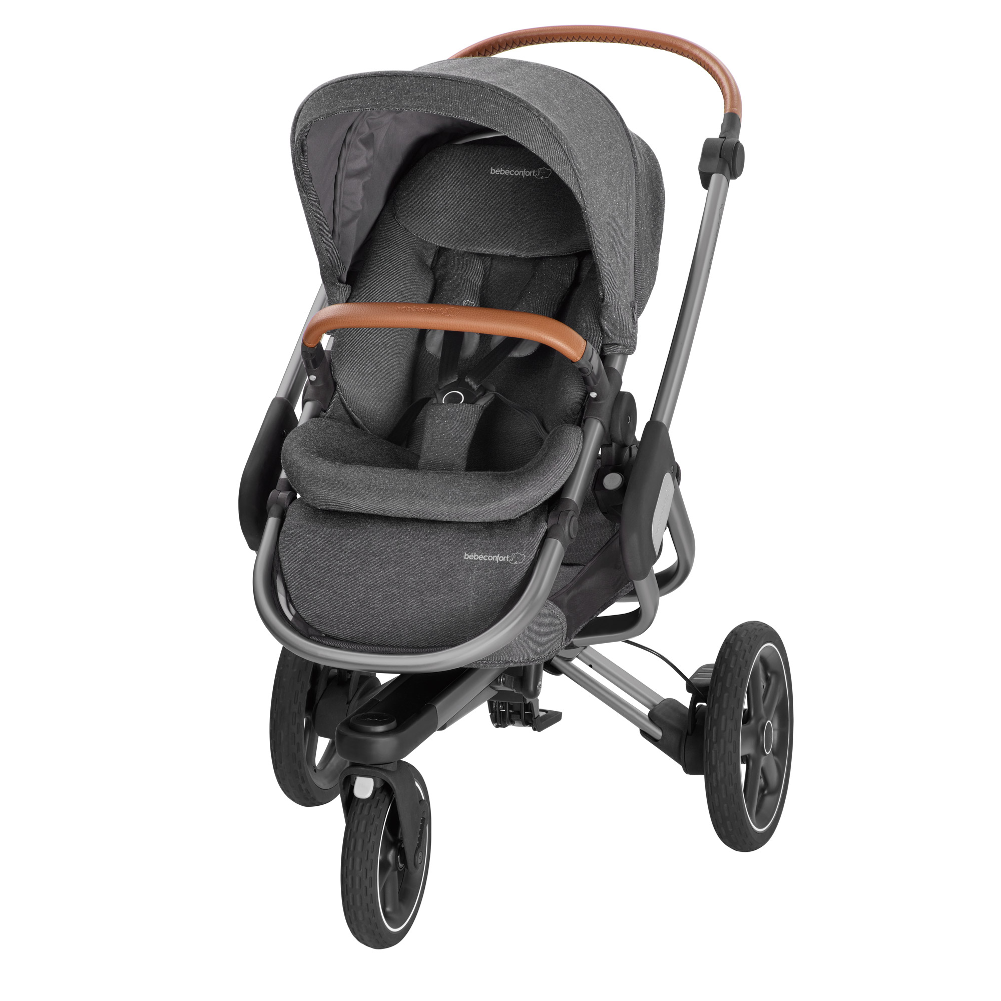 Nova 3 Roues Sparkling Grey De Bebe Confort Poussettes Polyvalentes Aubert